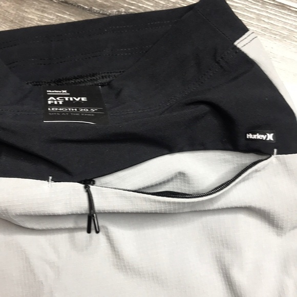 Hurley alpha trainer board shorts grey gray black - Picture 6 of 8